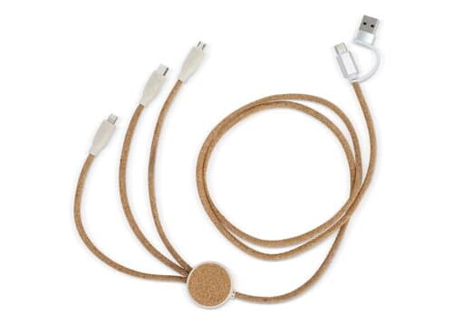 Cork 3 in 1 PD charging & data cable