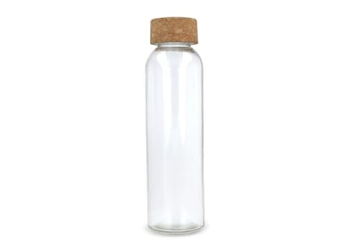 Recycling-Glasflasche mit Korkdeckel 500ml