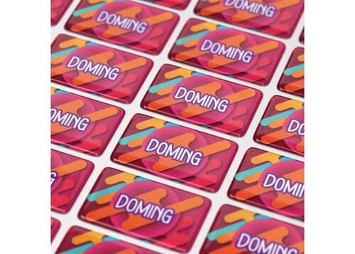 Doming Rechteck 60x25 mm