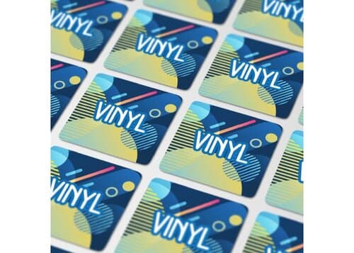 Vinyl Sticker Quadrat 50x50mm