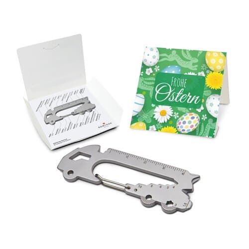 Geschenkartikel: ROMINOX® Key Tool / Multifunktionswerkzeug im Motiv-Mäppchen Frohe Ostern