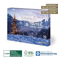 Adventskalender „Universal“, Klimaneutral, FSC® Inlay aus Papierfaser