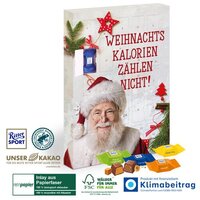 Adventskalender mit Ritter SPORT Schokowürfel, Klimaneutral, FSC®