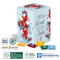 Adventskalender Cube „XL“ Klimaneutral, FSC® Ritter SPORT Schokotäfelchen