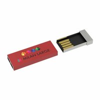 Mini USB Stick Giveaway bedrucken - Logo leuchtet mittels Diode