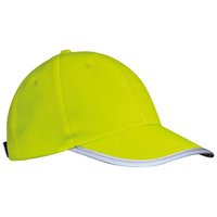 AZO freie 6 Panel Baseballcap für Erwachsene aus Polyester mit reflektierender Borte