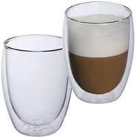 2er Set doppelwandige Cappuccinotassen, 2 x 350ml