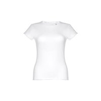 THC SOFIA WH. Tailliertes Damen-T-Shirt aus Baumwolle. Farbe Weiß