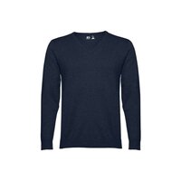 THC MILAN. Herren-Pullover mit V-Ausschnitt aus Baumwolle und Polyamid