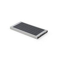 CLERK. 8'000 mAh Powerbank mit Solarpanel aus 100% recyceltem Aluminium