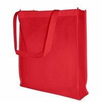 Non-Woven-Tasche mit langen Griffen - 80 g/m² - 38 x 42 x 10 cm