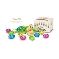 Geschenkartikel: Buntes Lindt Osternest - auch in individueller Pralinenschachtel