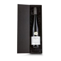 Geschenkset / Präsenteset: Weißwein im schwarzen Geschenkkarton