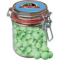 Waldmeister-Brause Bonbons, ca. 200g, Bonbonglas Maxi