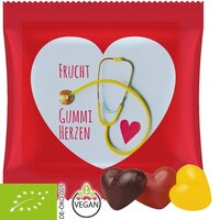 Bio Fruchtgummi-Herzen, ca. 20g, Maxi-Tüte