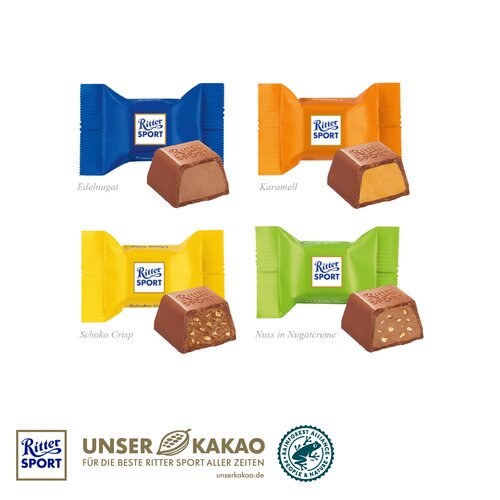 Adventskalender mit Ritter SPORT Schokowürfel, Klimaneutral, FSC®