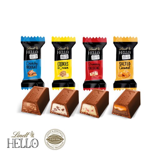 Adventskalender Lindt „HELLO“ Mini Stick Mix, Klimaneutral, FSC®