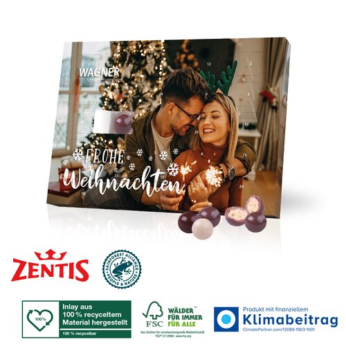 Tisch-Adventskalender Zentis „Business“, Klimaneutral, FSC®