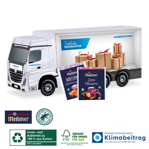 Adventskalender „Tee-LKW“, Klimaneutral, FSC®