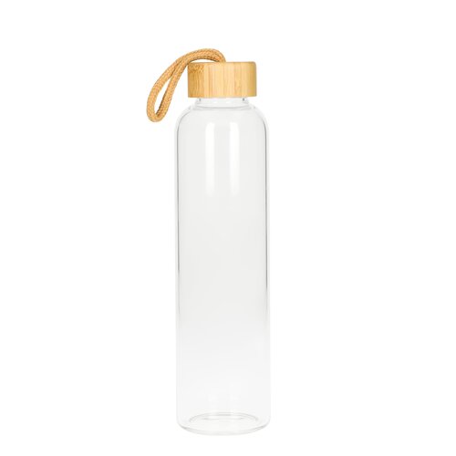 Glasflasche mit Hülle "Bamboo" 0,75 l