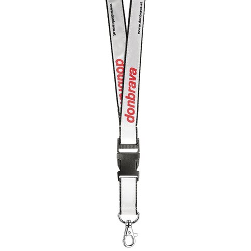 Schlüsselband/Lanyard Satin, Bandbreite 25 mm