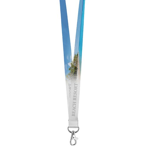 Schlüsselband/Lanyard "Transfer" mit Karabinenerhaken, Bandbreite 25 mm