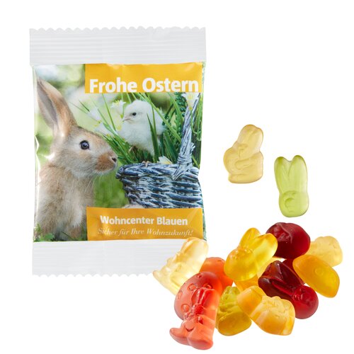 Fruchtgummi STANDARD 10 g, im kompostierbaren Tütchen