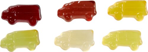 Fruchtgummi STANDARD 20 g, im kompostierbaren Tütchen