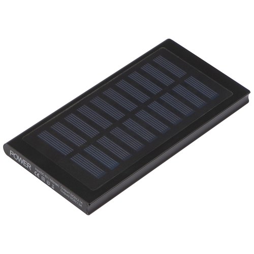 Solar Powerbank aus Metall 8.000mAh