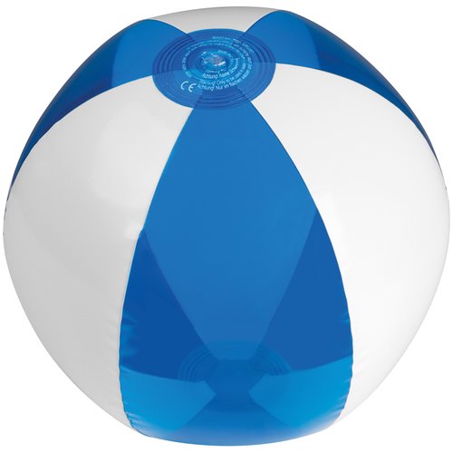 Strandball bicolour farbig/transparent