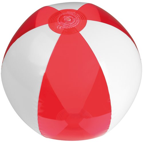 Strandball bicolour farbig/transparent