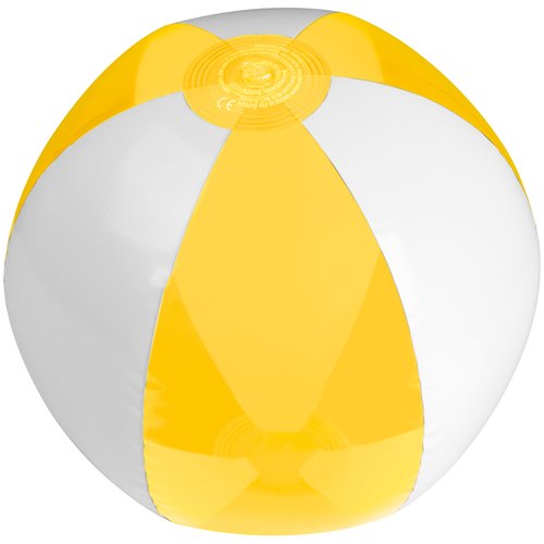 Strandball bicolour farbig/transparent