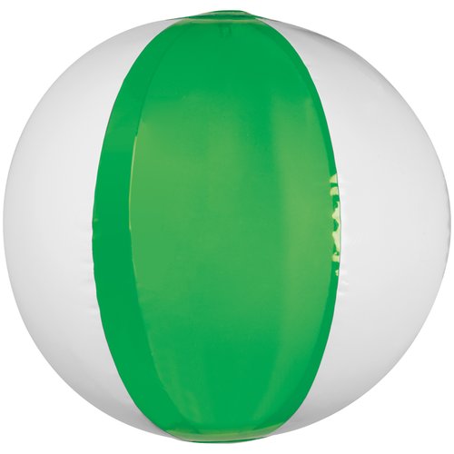 Strandball bicolour farbig/transparent