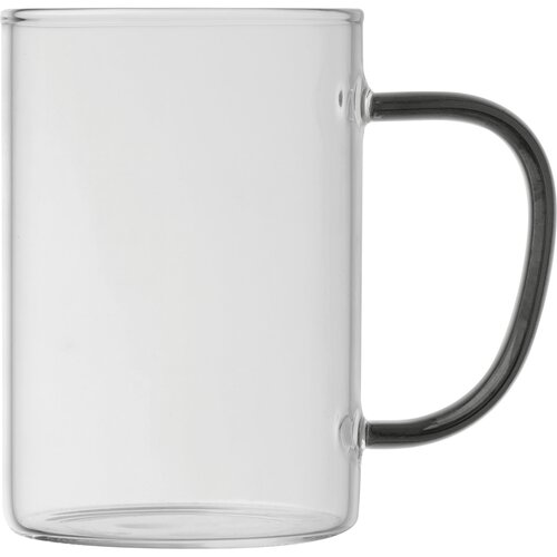 Glastasse mit farbigem Henkel, 250ml