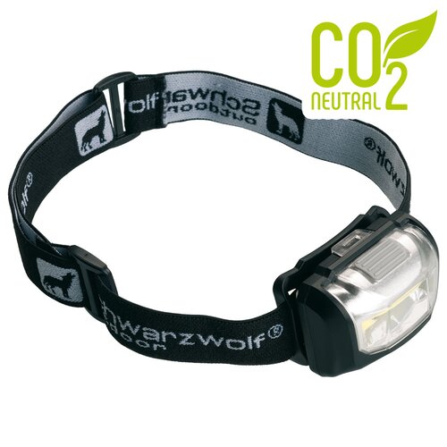 Schwarzwolf outdoor® TRONADOR schwenkbare Stirnlampe