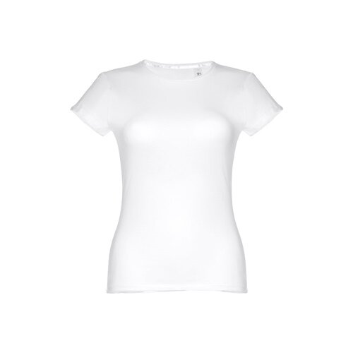 THC SOFIA WH. Tailliertes Damen-T-Shirt aus Baumwolle. Farbe Weiß