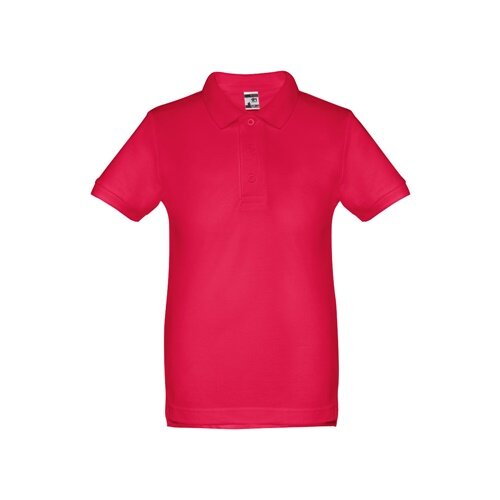 THC ADAM KIDS. Kurzärmeliges Baumwoll-Poloshirt für Kinder (unisex)