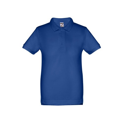 THC ADAM KIDS. Kurzärmeliges Baumwoll-Poloshirt für Kinder (unisex)