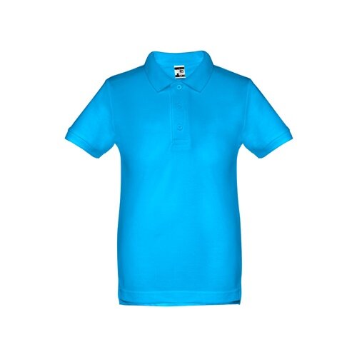 THC ADAM KIDS. Kurzärmeliges Baumwoll-Poloshirt für Kinder (unisex)