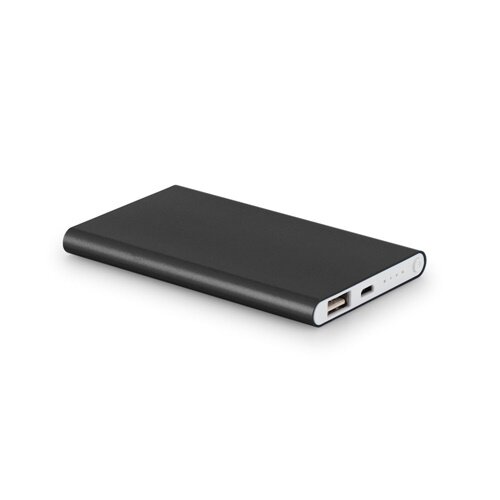 MARCET. Tragbare Powerbank aus Aluminium mit 4'000 mAh Kapazität