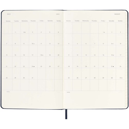 Moleskine Hardcover 12 Monate Wochenkalender L horizontal