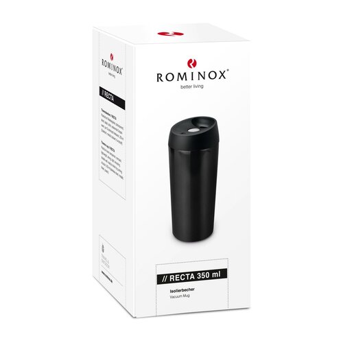 ROMINOX® Isolierbecher // Recta 350ml - schwarz