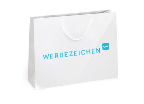 Hochwertige Geschenktasche im Querformat