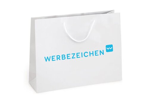 Hochwertige Geschenktasche im Querformat