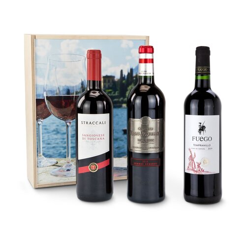 Geschenkset / Präsenteset: Mediterrane Weinreise