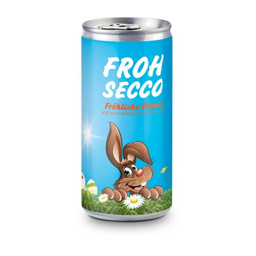 Präsentartikel: Frohsecco Ostern - 24 x Secco 0,2 l, Slimlinedose