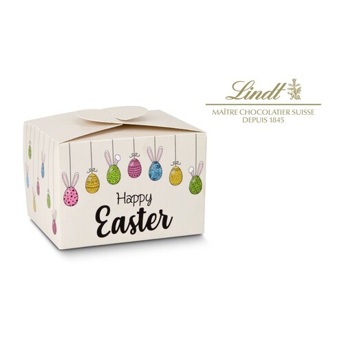 Geschenkartikel: Buntes Lindt Osternest - auch in individueller Pralinenschachtel