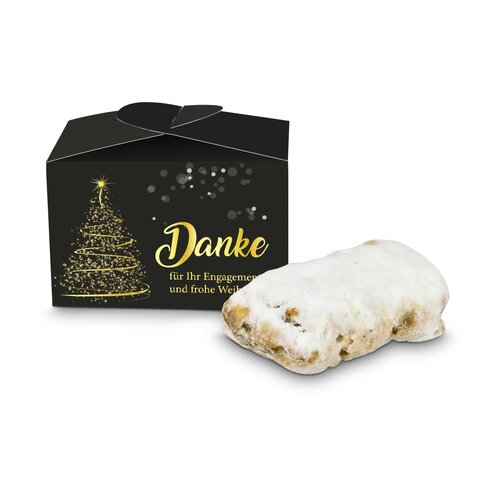 Geschenkartikel / Präsentartikel: Mini-Stollen Danke