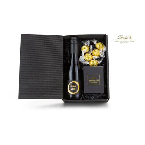 Geschenkset / Präsenteset: Schwarz-Goldene Momente