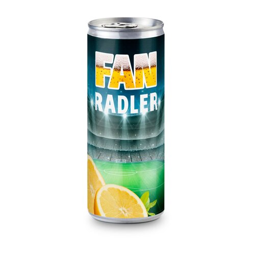 Radler - Mischgetränk aus Bier und Zitronenlimonade, 250 ml